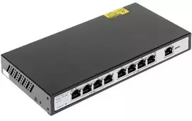 POE LANG GTS-A1-10-81 8-Port PoE Switch 10/100Mbps Unmanaged 150W