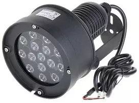 Išorinis infraraudonųjų spindulių prožektorius LIR-IB88 IR LAB, 850nm, 88 LED, 80m atstumas, IP66, 12V DC