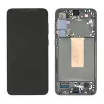 Samsung GH82-30477C Galaxy S23+ ekrano komplektas su rėmeliu Žalia