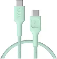 Green Cell PowerStream USB-C į USB-C laidas 100W Mėtų žalia 0,3m
