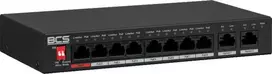 BCS LINE BCS-L-SP0802G(2) 8-Port PoE+ Switch su 2 Gigabit Uplink prievadais, 120W