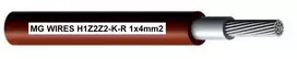 MG H1Z2Z2-K-R-4MM2/50M Fotovoltinis kabelis 4mm² Raudonas 50m