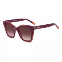 MISSONI Made in Italy Moteriški Akiniai nuo Saulės MIS0188S8CQ - Havana Acetato Rėmelis, Rudi Gradientiniai Stiklai, 54mm