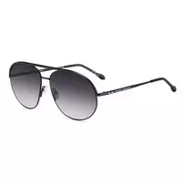 ISABEL MARANT Moteriški Akiniai nuo Saulės IM-0200-S-807 - Juodas Acetato Rėmas su Pilkais Gradientiniais Lęšiais - 62/14/140 mm