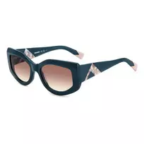 MISSONI Moteriški Akiniai Nuo Saulės MIS0198SZI9 - Havana Acetato Modifikuotas Kvadratinis Rėmelis su Gradientiniais Rudais Lęšiais