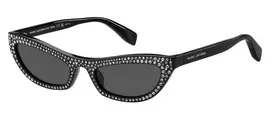 Moteriški THE MARC JACOBS akiniai nuo saulės MARC797S7C5 Havana Acetate Square Frame Brown Lens 54mm