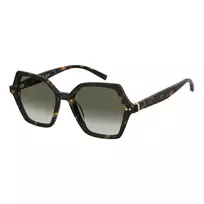 Tommy Hilfiger Moteriški TH-2213-S-086 Stačiakampiai Akiniai nuo Saulės - Tamsiai Havana Rėmelis, Rudi Gradientiniai Lęšiai