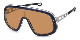 CARRERA FLAGLAB17DTY vyriški akiniai nuo saulės – skydo formos, 99 mm lęšiai, UV400 apsauga