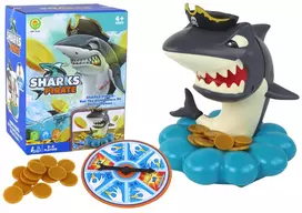 LEAN TOYS Arcade Game Shark Pirate Exploding Coins Drawing Wheel