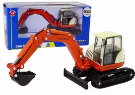 LEAN TOYS Metal Excavator with Big Arm 1:50 Die Cast Model