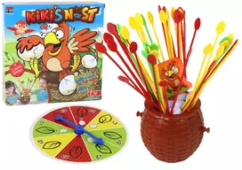 LEAN TOYS Build a Chicken Nest with Sticks Arcade Family Game
