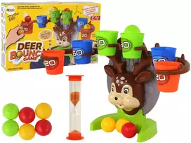 LEAN TOYS Arcade Game Throwing a Ball at a Deer Target