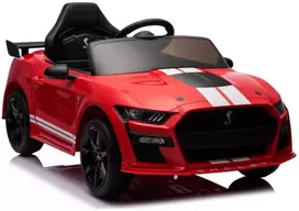 LEAN CARS Vaikiškas automobilis su akumuliatoriumi Ford Mustang GT500 Shelby Raudona