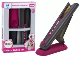 LEAN TOYS Žaislinis plaukų tiesintuvas su šviesos ir garso efektais