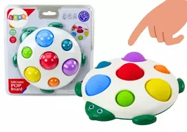 LEAN TOYS Turtle Sensory Toy Educational Board Pop-It Tabs