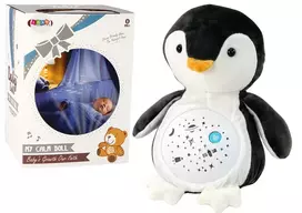 LEAN TOYS Teddy Bear Sleeping Lights Sounds Night and Day Mode Penguin