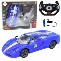 LEAN TOYS valdomas sportinis automobilis 1:16 R/C mėlynas