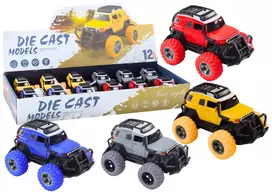 LEAN TOYS Visureigis 1:32 Metalinis Kėbulas Guminiai Ratai Šviesos Garsai