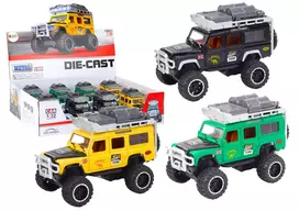 LEAN TOYS Guard Off-Road Car 1:32 Metal Drive Lights Sounds