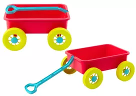 LEAN TOYS Sand Toy Cart Pastel Pink