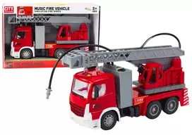 LEAN TOYS Fire Department Friction Drive With Light And Sound Boom