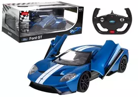RASTAR RC Car Remote Control Model Ford GT 1:14 Opening Doors Blue