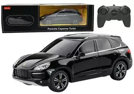 Valdomas automobilis RC Rastar Porsche Cayenne Turbo Juodas 1:24