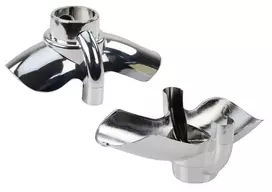 LEAN CARS PRO500 sidabriniai plastikiniai sparnai