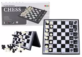 LEAN TOYS Classic Chess Board Game Magnetic Board Pawns Figures