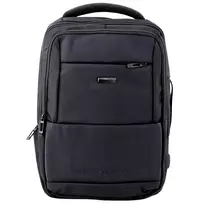 LEAN City Business Backpack USB Chest Strap Black 26L 45cm
