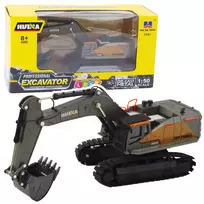 Huina Metal Crawler Excavator Movable Bucket Black 1:50