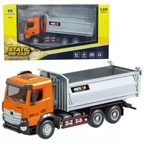 Huina 22775 1:50 Orange Metal Dump Truck Diecast Model