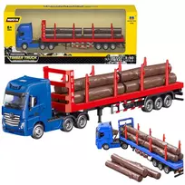 Huina 1:50 Timber Grab Truck Diecast Model Red