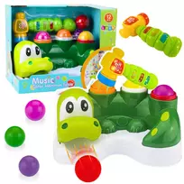 LEAN TOYS Arcade Game Ball Knocker Slide Hammer Interactive Crocodile