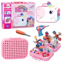 LEAN TOYS DIY Unicorn Drill Building Blocks Set