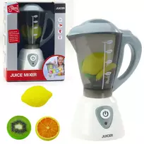 LEAN TOYS Interaktyvus virtuvinis blenderis vaikams su šviesomis, garsais ir žaidimo vaisiais