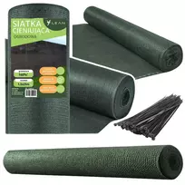 LEAN šešėlinis tinklas tvorai maskuoti žalias 1,5M 25M 140g/m²