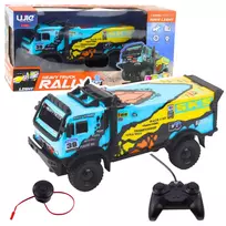 LEAN TOYS nuotolinio valdymo sunkvežimis RC su garsais mėlynas