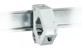 EFB DIN Rail Adapter for 1 Keystone Module