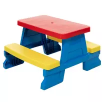 Dorex Blue Garden Table and Bench Set for Children 5067