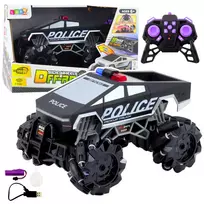 LEAN TOYS Visureigis Policijos Pikapas RC Valdomas Šviesos Dūmai 1:16