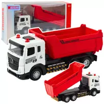 LEAN TOYS Truck Tipper Metal Cab Movable Box Lights Sounds