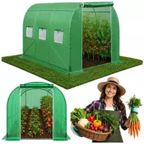 LEAN Šiltnamis Daržovėms, Žali UV Langai, 3.5x2x2M, 7M²