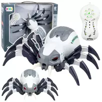 LEAN TOYS RC valdomas voras robotas su dūmų efektu, šviesomis ir garsais