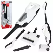 LEAN TOYS Vaikiškas dulkių siurblys 2-in-1 vertikalus ir nešiojamas su siurbimo funkcija ir garsais