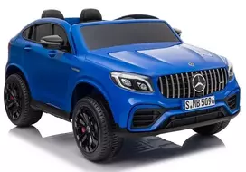 LEAN CARS elektrinis vaikiškas automobilis Mercedes GLC 63S QLS MP4 mėlynas dažytas