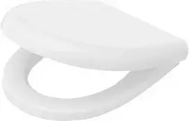 DEANTE Soft-Close Toilet Seat D-Shape White Duroplast Quick Release
