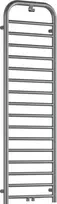 DEANTE AGI FG51 Elektrinis vonios radiatoriaus šildytuvas, 157 cm, 800 W, baltas