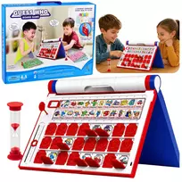 LEAN TOYS Memory Game Guess Who on Time Portable Hourglass Board
