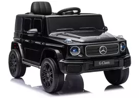 LEAN CARS Mercedes G 4x4 24V 2580 Black – baterijomis varomas vaikiškas automobilis